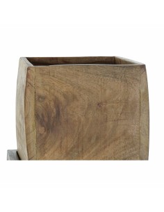 Cache-pot DKD Home Decor Marron Noir Multicouleur Bois Métal Moderne 40 x 40 x 120 cm 40 x 40 x 138 cm 2