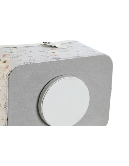 Organiseur DKD Home Decor Bleu Gris Camel Rose clair 2 Unités