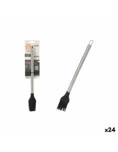 Brosse de cuisine MasterChef Silicone Acier inoxydable 31 cm (24 Unités)