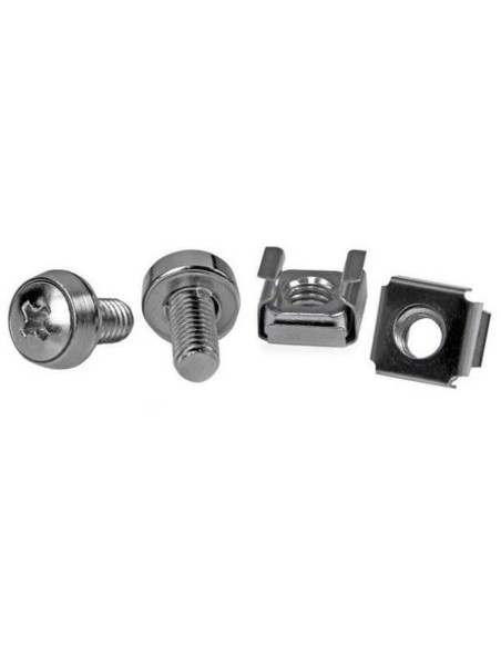 Support Startech CABSCREWM6 Argenté Acier inoxydable (50 Unités)