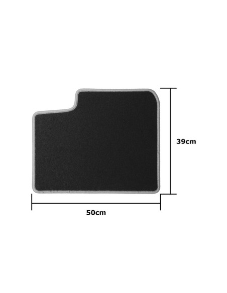 Set de tapis de voitures OCC Motorsport OCCFT0004YE FIAT 500L 5 Pièces