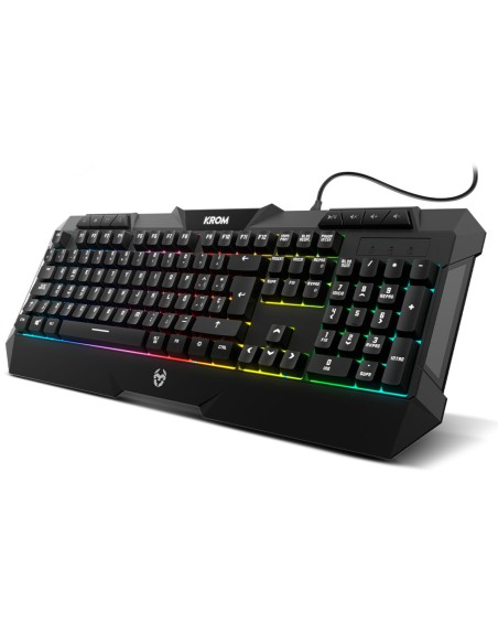 Clavier et Souris Gaming Krom Kunai Espagnol Qwerty