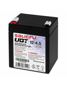 Batterie pour Système d'Alimentation Sans Interruption Salicru UBT 12/4,5 VRLA 4.5 Ah 4,5 AH 12 V 12V