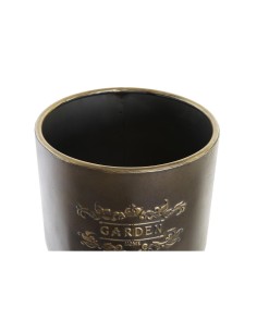Set de pots DKD Home Decor Noir Champagne Métallisé Métal Loft 30 x 40 cm 25 x 25 x 80,5 cm (2 Unités) 2