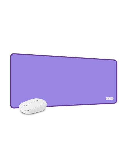 Tapis de Souris Subblim XL + WIRELESS MOUSE Pourpre