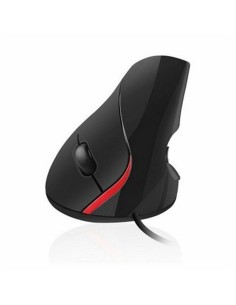 Souris Optique Ergonomique Ewent EW3156 1000 dpi USB Noir Noir/Rouge Rouge/Noir 2