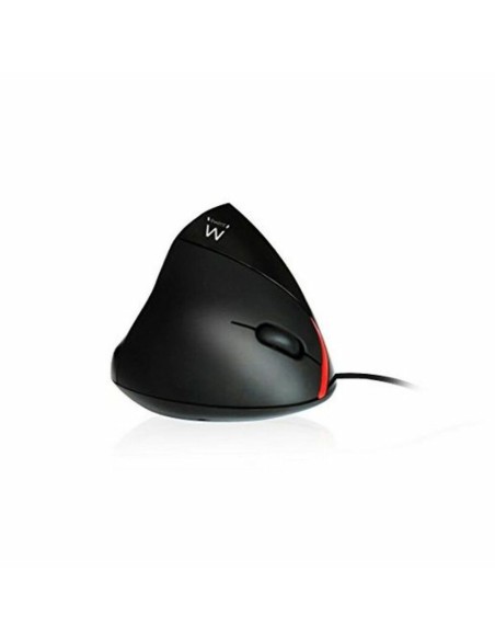 Souris Optique Ergonomique Ewent EW3156 1000 dpi USB Noir Noir/Rouge Rouge/Noir