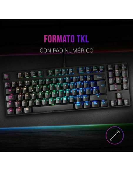 Clavier pour jeu Mars Gaming MKREVO PRO LED RGB
