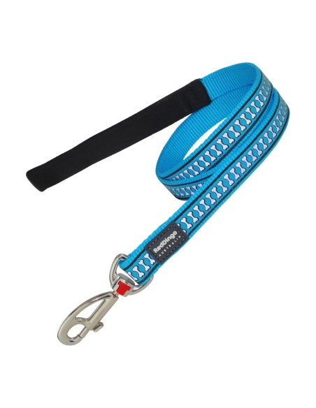 Laisse pour Chien Red Dingo Réfléchissant Turquoise (1,5 x 120 cm)