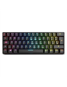 Clavier pour jeu Krom Kluster Noir Espagnol Qwerty