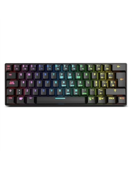 Clavier pour jeu Krom Kluster Noir Espagnol Qwerty