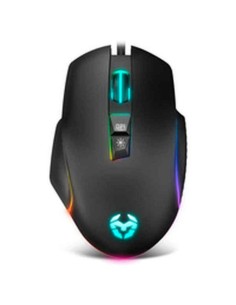 Souris Gaming avec LED Krom NXKROMKEOS Noir 6400 dpi
