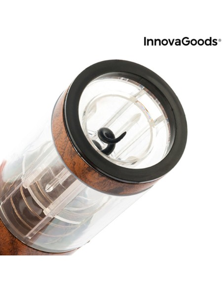 Tire-bouchon automatique  rechargeable  effet bois Corkout InnovaGoods