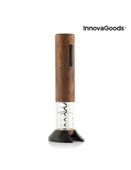 Tire-bouchon automatique  rechargeable  effet bois Corkout InnovaGoods