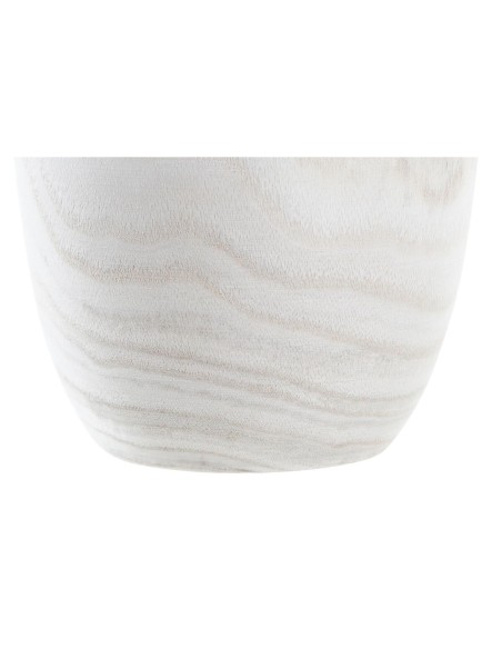 Cache-pot DKD Home Decor Marron Naturel Carré Boho 15 x 15 x 20 cm