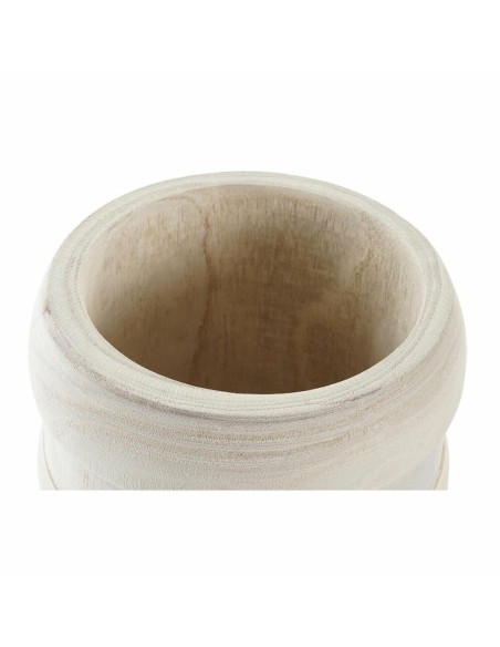 Cache-pot DKD Home Decor Marron Naturel Carré Boho 15 x 15 x 20 cm