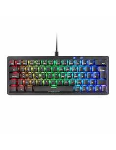 Clavier pour jeu Mars Gaming MKMINIPROBRES Noir Qwerty US