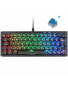 Clavier pour jeu Mars Gaming MKMINIPROBES Noir Qwerty US 2