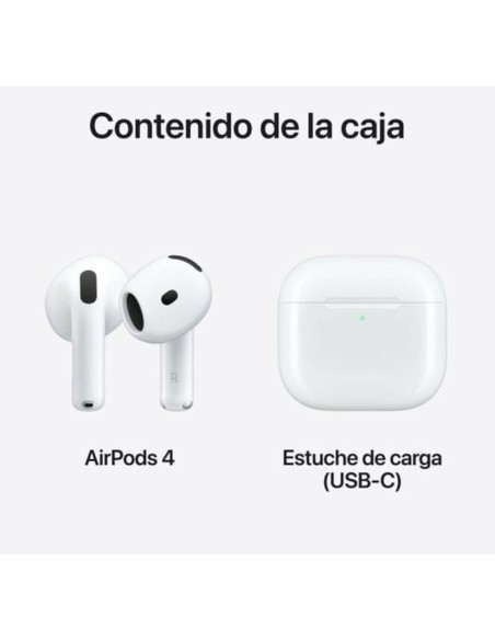 Écouteurs in Ear Bluetooth Apple AirPods 4 Blanc