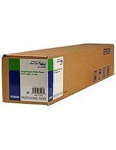 Lot d'encre et papier photo Epson Rollo de Singleweight Matte Paper, 24" x 40 m, 120 g (1 Unité)