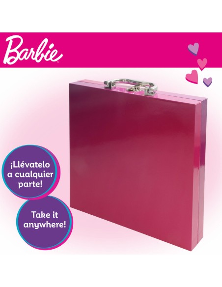 Kit de maquillage pour enfant Barbie Multicouleur 35 Pièces