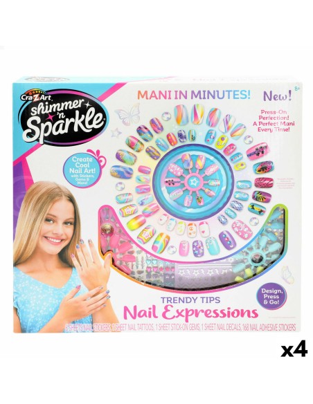Kit de Design d'Ongles Cra-Z-Art (4 Unités)