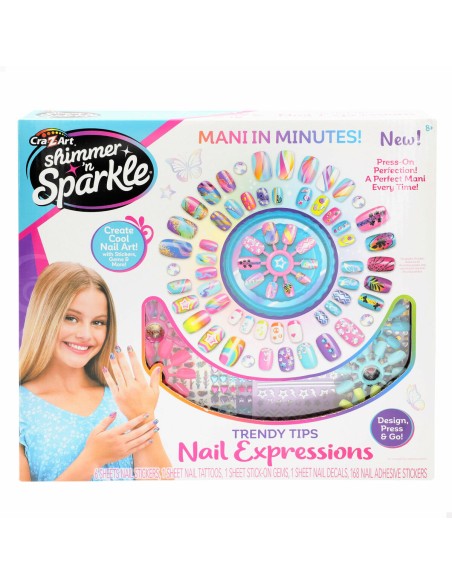 Kit de Design d'Ongles Cra-Z-Art (4 Unités)