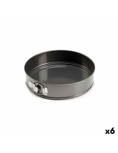 Moule amovible Kinvara CK62863-8 Gris foncé Métal Acier au carbone 28 x 6,5 x 28,5 cm (6 Unités)