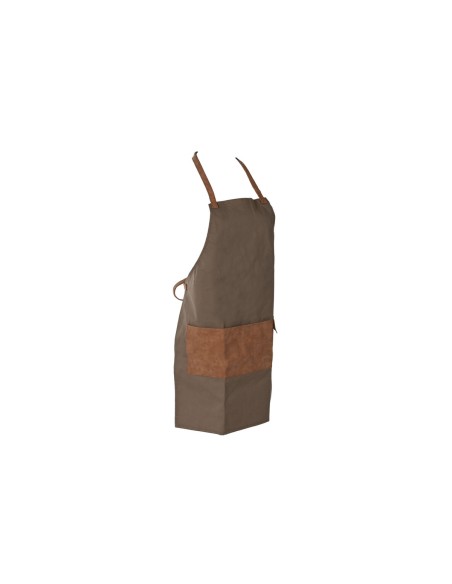 Tablier Home ESPRIT Marron Vert polialgodon 57 x 100 cm
