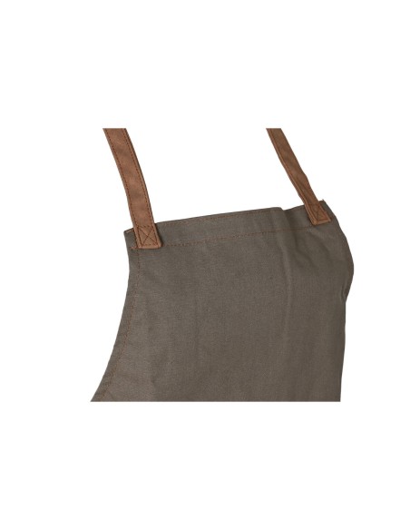 Tablier Home ESPRIT Marron Vert polialgodon 57 x 100 cm
