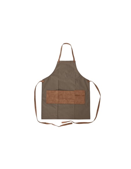 Tablier Home ESPRIT Marron Vert polialgodon 57 x 100 cm