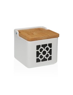 Salière avec couvercle Versa Céramique 12,2 x 11,5 x 12,2 cm