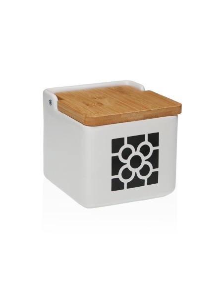 Salière avec couvercle Versa Céramique 12,2 x 11,5 x 12,2 cm