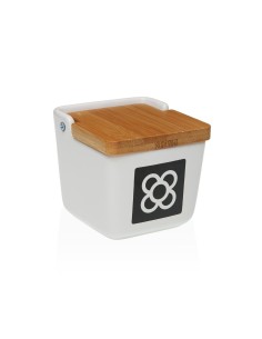 Salière avec couvercle Versa Céramique 8,8 x 8,5 x 8,8 cm
