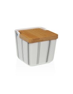 Salière avec couvercle Versa G-LINES Céramique 8,8 x 8,5 x 8,8 cm
