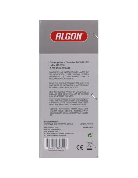 réchaud à gaz Algon (Reconditionné C)