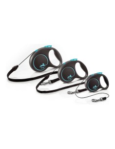 Laisse pour Chien Flexi BLACK DESIGN 3 m Bleu XS 2