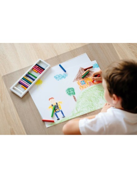 Tapis Antidérapant Durable Duraglas Bureau Transparent