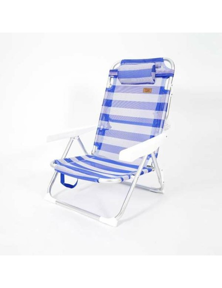 Chaise Pliante Ociotrends Bleu 60 x 50 x 82 cm