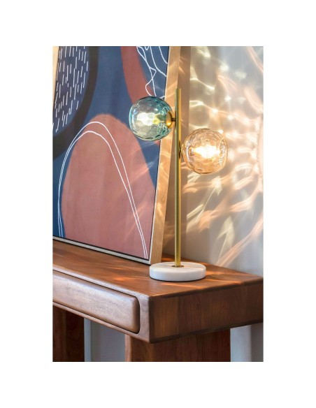 Lampe de bureau Home ESPRIT Argenté 40 W 220 V