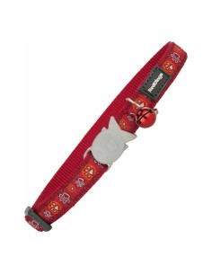 Collier pour chat Red Dingo Style Rouge 20-32 cm Empreinte d'animal