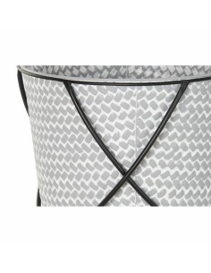 Set de pots DKD Home Decor Noir Gris Métal Fer Carré 30 x 40 cm 37 x 37 x 82 cm (2 Unités) 2