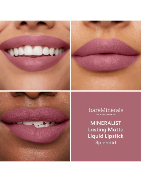 Rouge à lèvres liquide bareMinerals Mineralist Splendid 4 ml