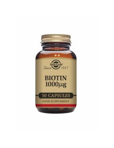 Supplément Alimentaire Solgar   Biotine 50 Unités