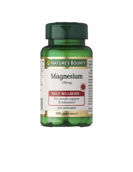 Magnésium Nature's Bounty Magnesio Magnésium 100 Unités