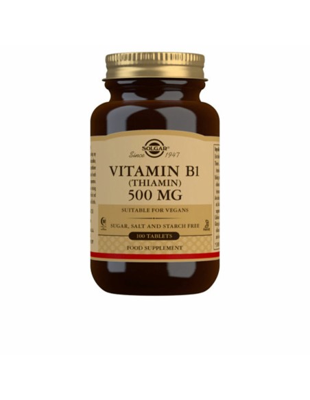 Vitamine B1 (Thiamine) Solgar 500 mg (100 comprimés)