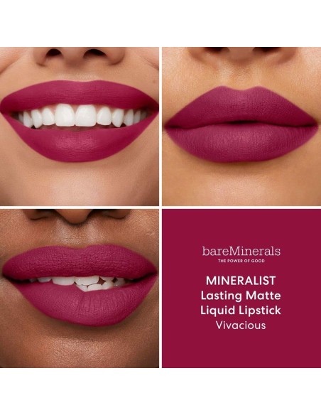 Rouge à lèvres liquide bareMinerals Mineralist Vivacious 4 ml