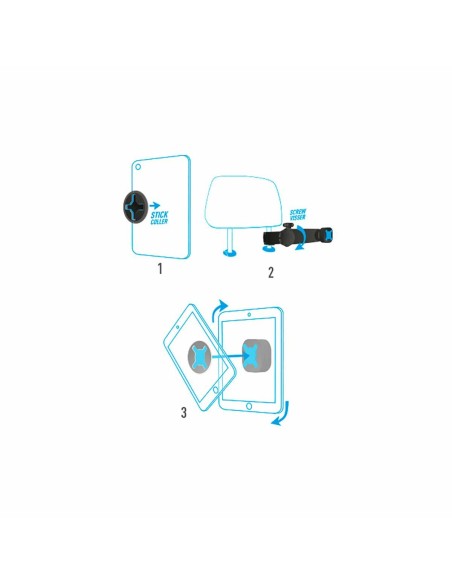 Support pour Tablette pour Voiture Mobilis 44005 (1 Unité)