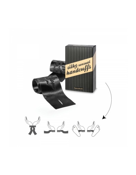 Menottes érotiques Bijoux Indiscrets BI0058 Noir