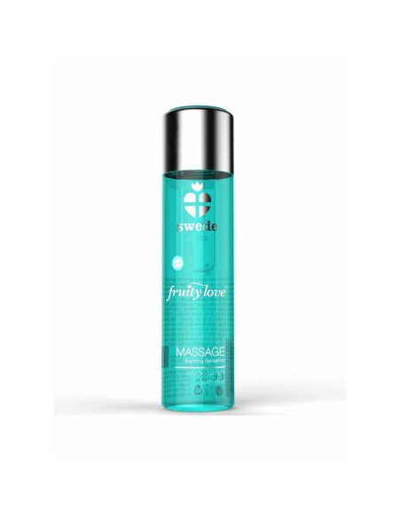 Huile de massage érotique Swede 120 ml Effet chaleur Citron Cassis